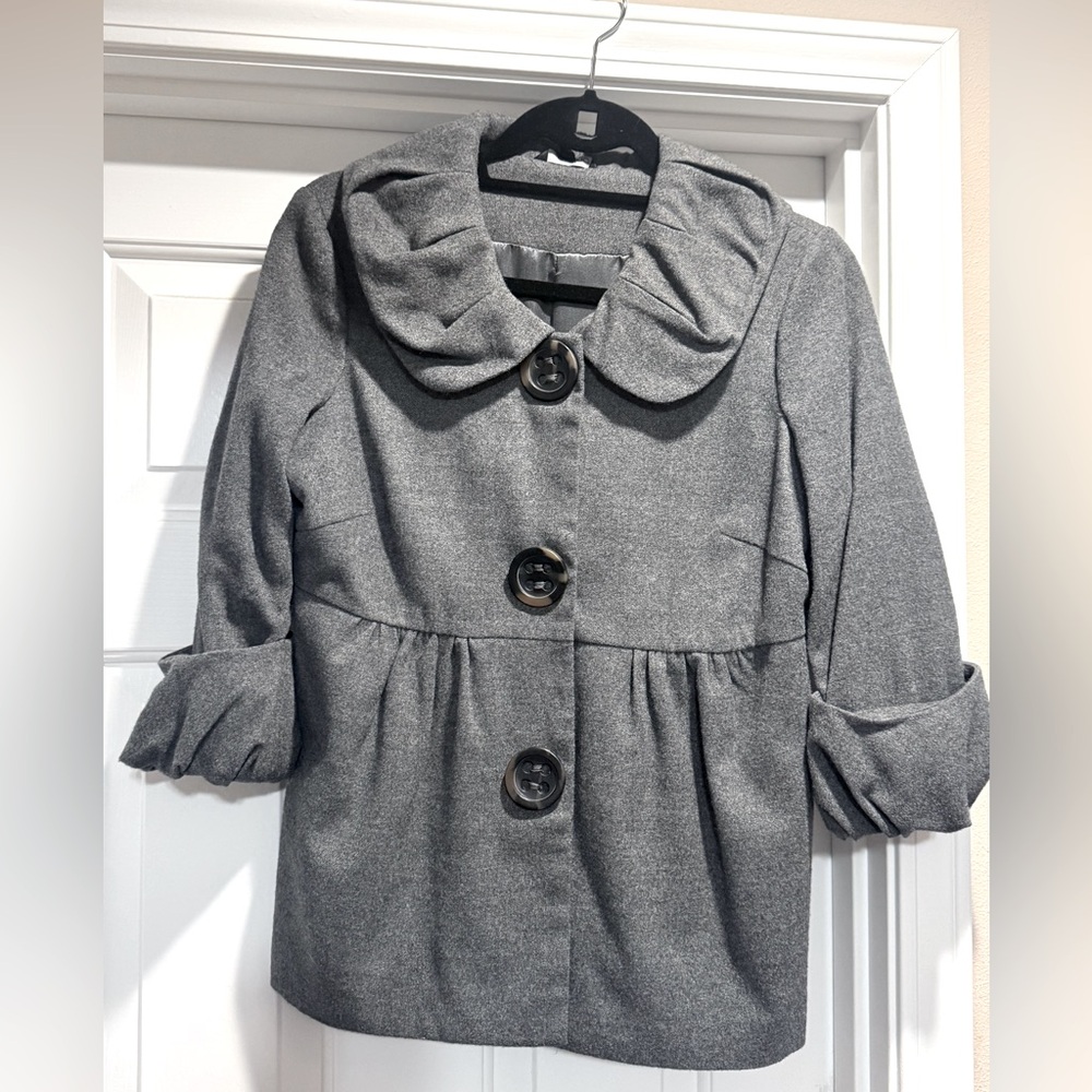 Zinc grey coat/jacket